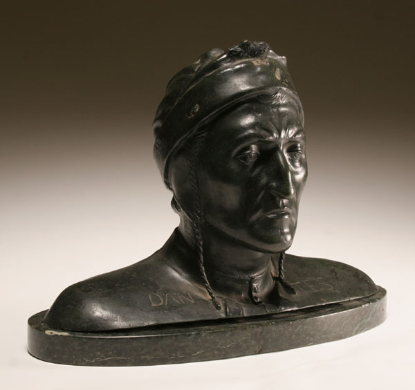 Bust of the Italian poet Dante