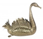 BUSTAMANTE-STYLE METAL SWAN FI