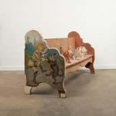 BUSTER BROWN SHOE STORE BENCH