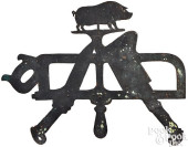 BUTCHER TRADE SIGN<br>Sheet ir