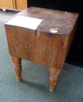 BUTCHER'S BLOCK FROM THE OLD W