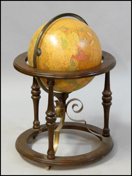 BUTLER ELECTRIFIED GLOBE IN