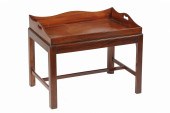 BUTLERS TRAY ON STAND - 19th c
