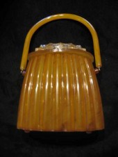 Butterscotch Bakelite Purse