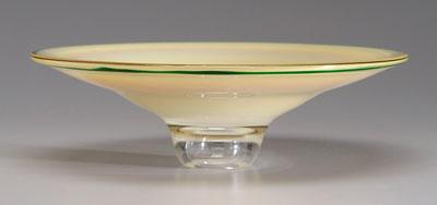 Buxton art glass bowl, (Kevin and