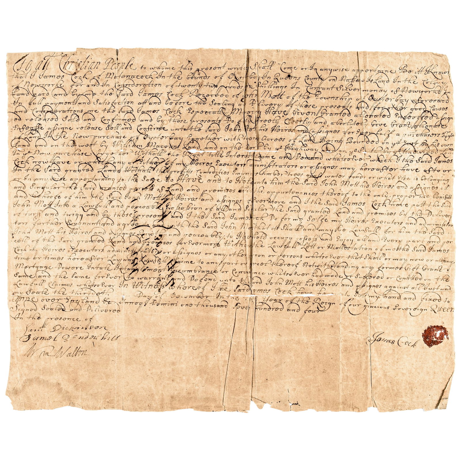 BUYING LONG ISLAND, NEW YORK FROM
