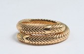 BVLGARI 18K 2 ROW ''SPIGA'' WR