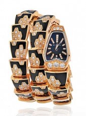 BVLGARI 18K ROSE GOLD BLACK EN