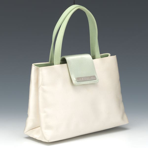 BVLGARI SATIN, LEATHER AND