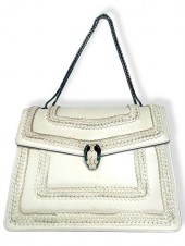 BVLGARI SERPENTI LEATHER HANDB