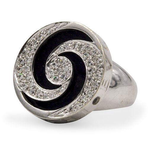 BVLGARI STYLE 18K GOLD SPIRAL