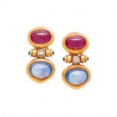 BVLGARI, YELLOW GOLD AND MULTI