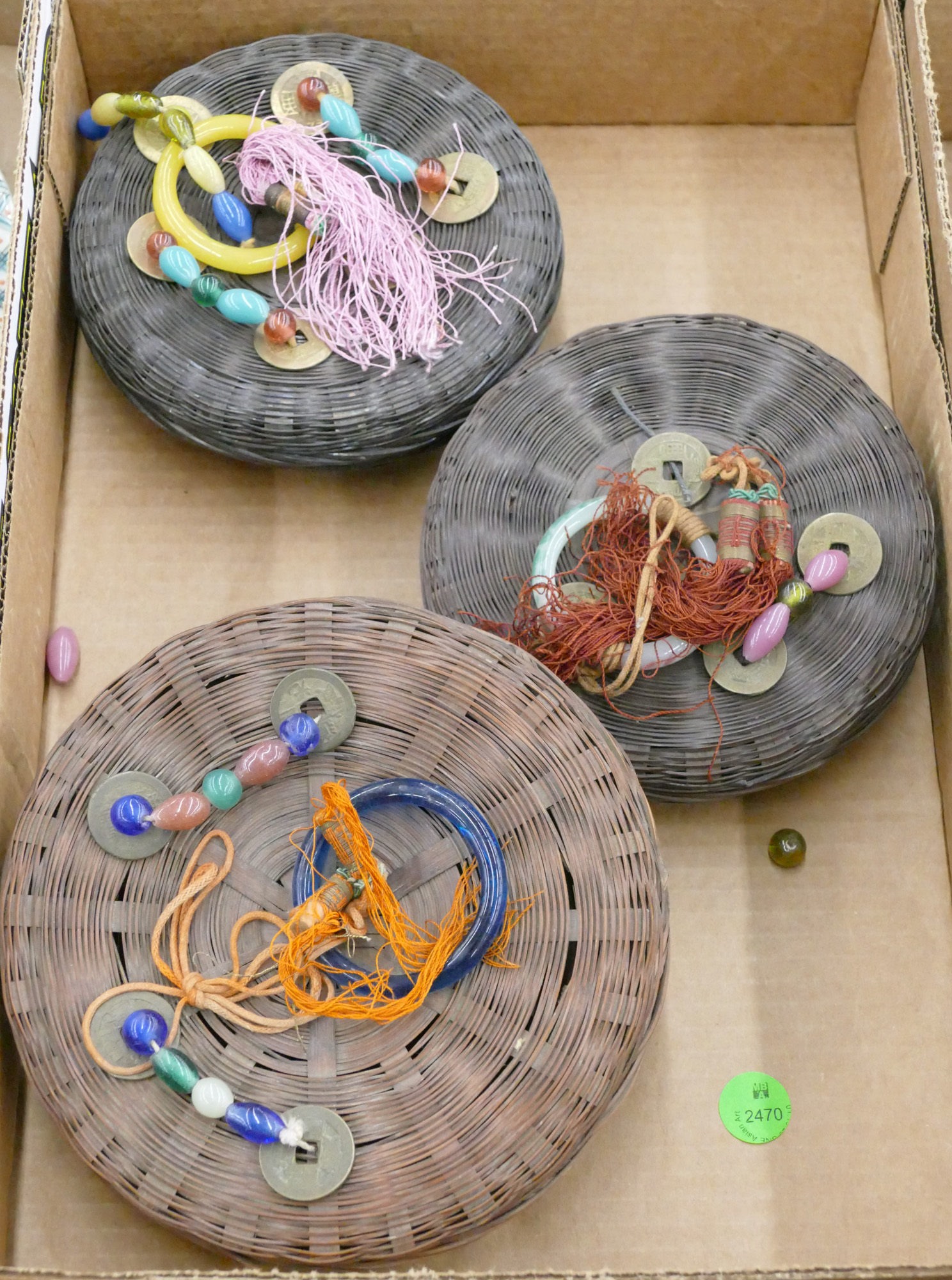 Bx 3pc Old Chinese Hope Baskets
