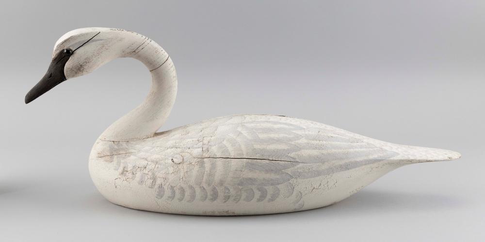BYRON BRUFFEE CARVING OF A SWAN