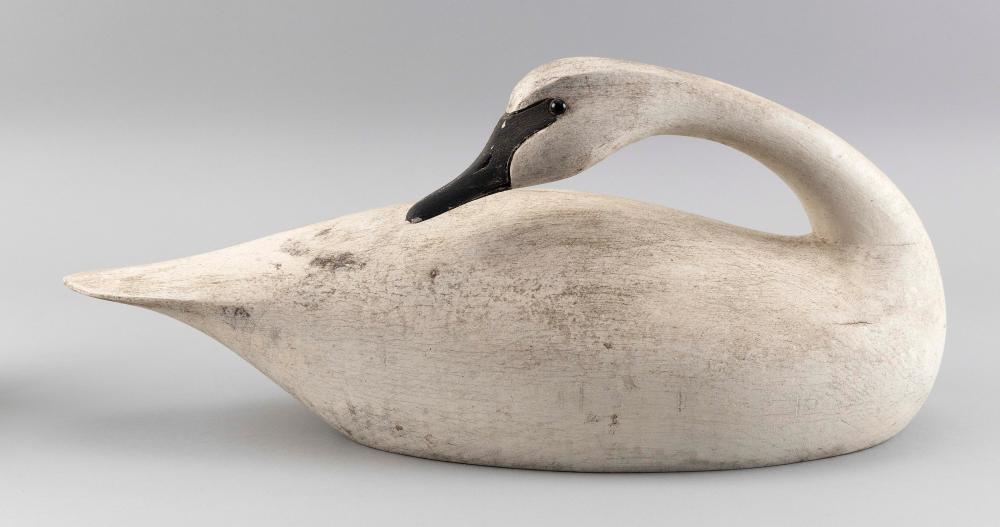 BYRON BRUFFEE CARVING OF A SWAN