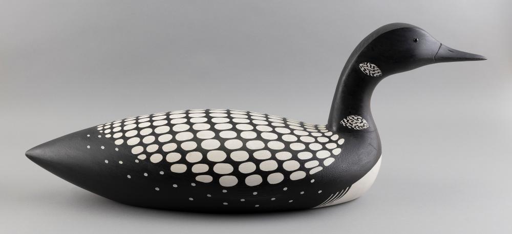 BYRON BRUFFEE LOON CARVING
