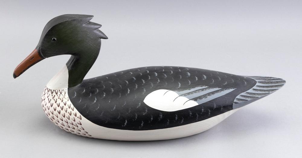BYRON BRUFFEE MERGANSER DRAKE