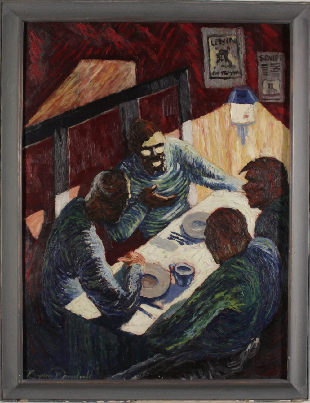 BYRON RANDALL OIL ON BOARDBYRON