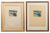 BYRUM SIGNED ETCHINGS IN COLOR