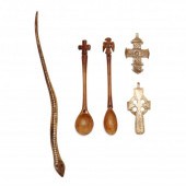 BYZANTINE STYLE BONE CROSSES,
