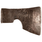 C. 1650 IRON AXE HEAD HAND-WRO