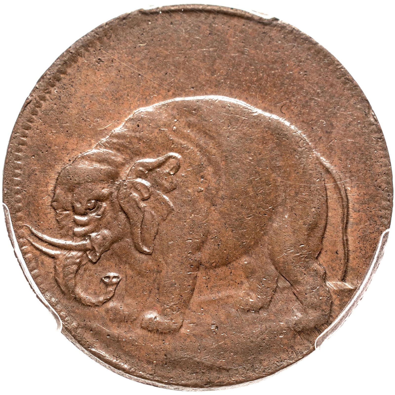 (C 1694) LONDON ELEPHANT TOKEN, GOD