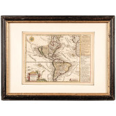 C 1730 HAND-COLORED COLONIAL E