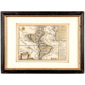 C 1730 HAND-COLORED COLONIAL E