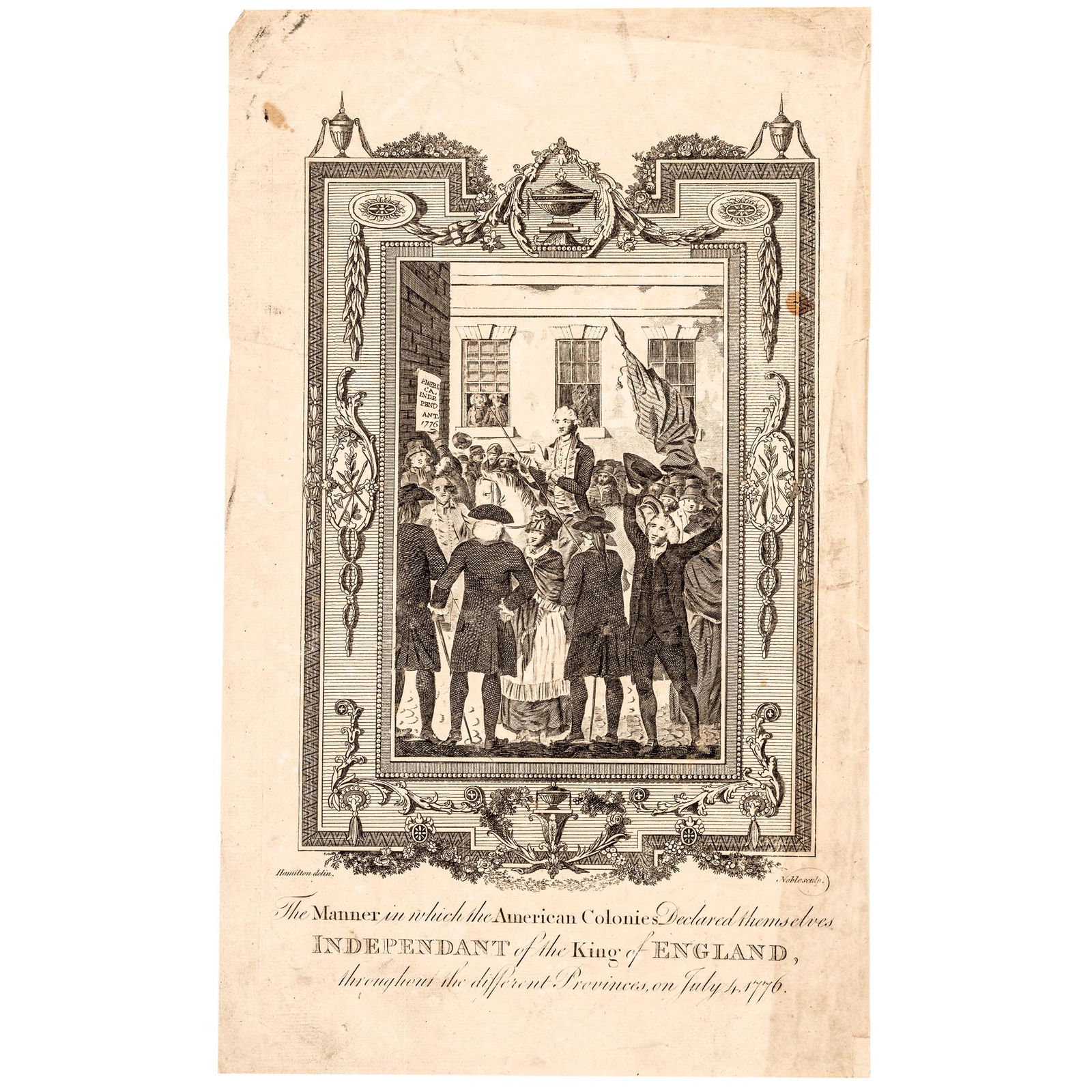 C. 1782 DECLARATION OF INDEPENDENCE