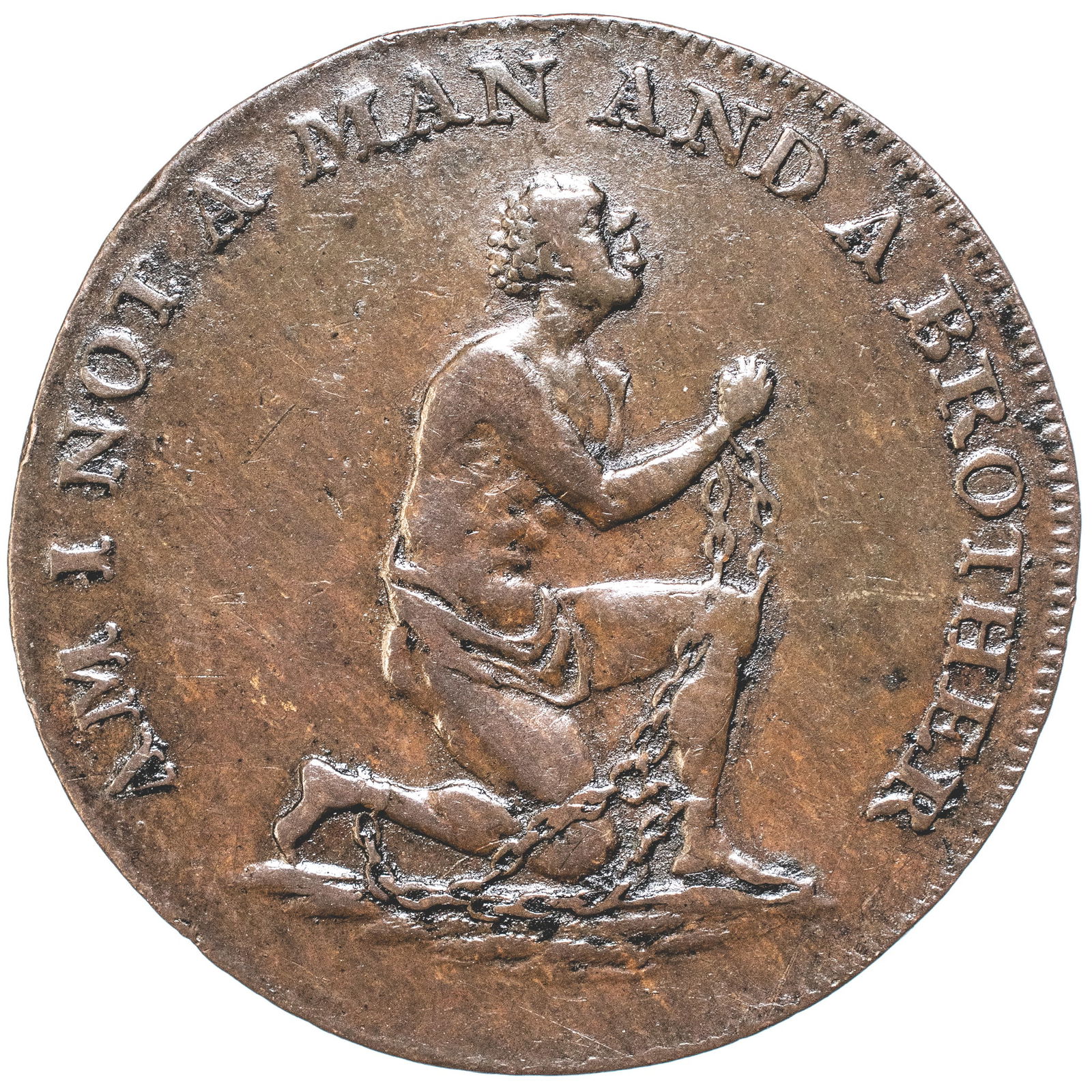 C. 1790 ANTI-SLAVERY TOKEN, AM I