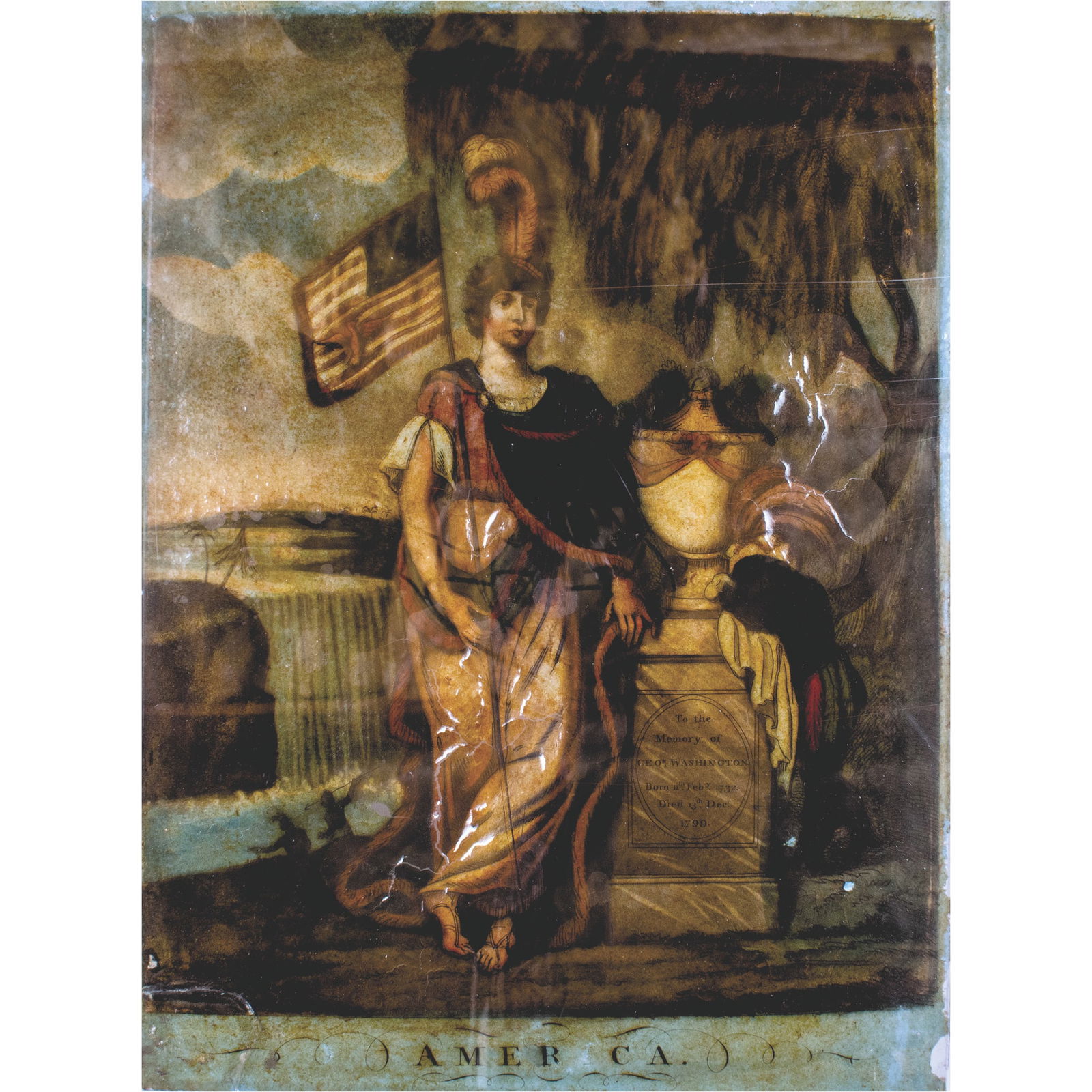C. 1800 AMERICA., REVERSE