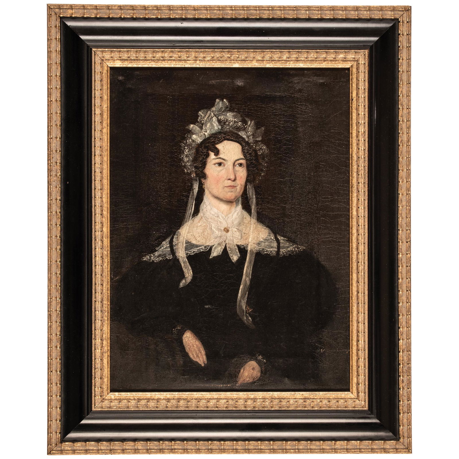 C. 1800 AMERICAN SCHOOL OIL ON