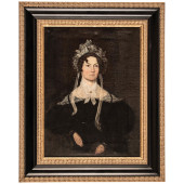 C. 1800 AMERICAN SCHOOL OIL ON