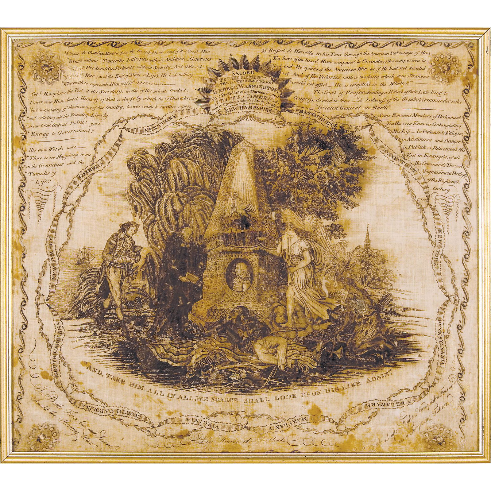 C. 1800 RARE GEORGE WASHINGTON