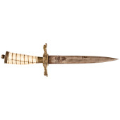 C. 1800S ORNATE NAVAL DIRK WIT
