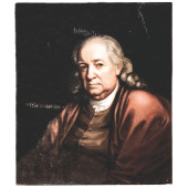 C. 1805 OIL ON WOOD PORTRAIT O