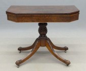 C. 1810-15 N.Y.C. card table w