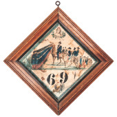 C. 1810 HAND-PAINTED SOVENIER