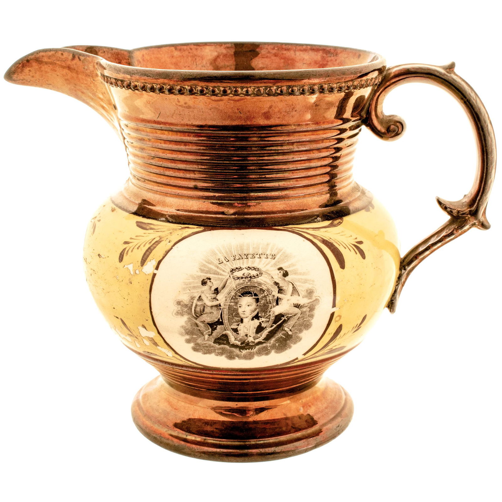 C 1824 LUSTERWARE PITCHER