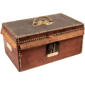 C. 1825 DECORATED LEATHER DOCU