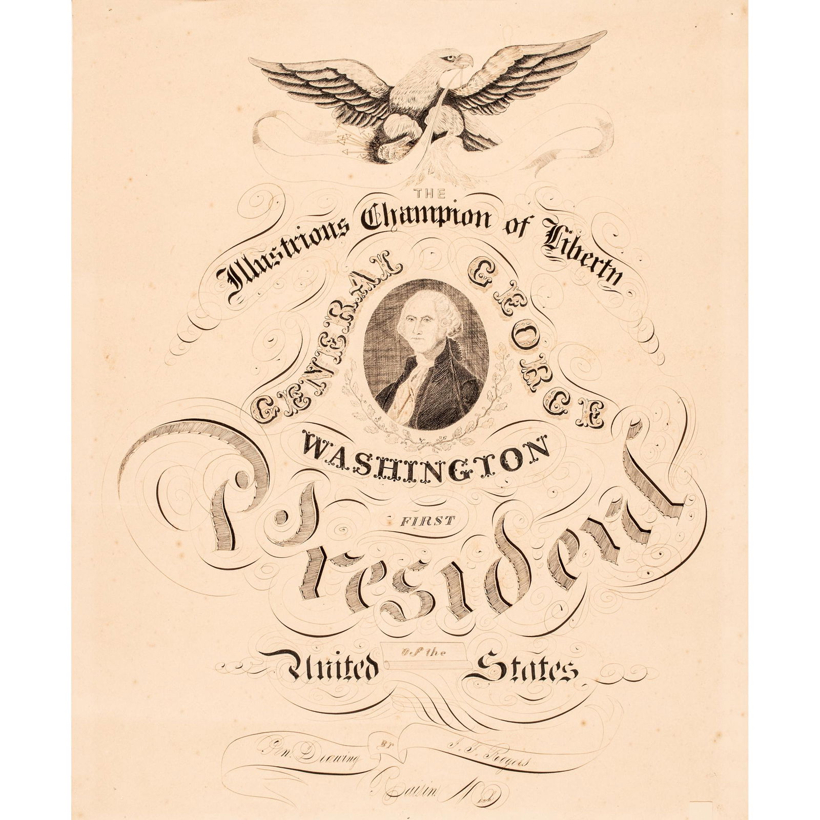 C 1826 ORIGINAL ARTWORK, CHAMPION