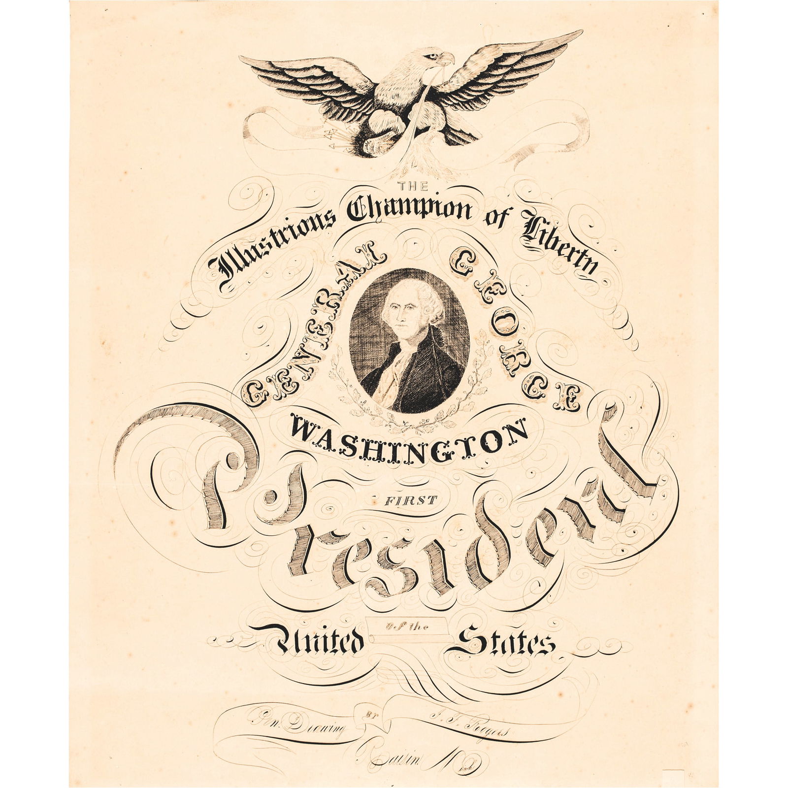 C 1826 ORIGINAL ARTWORK, CHAMPION