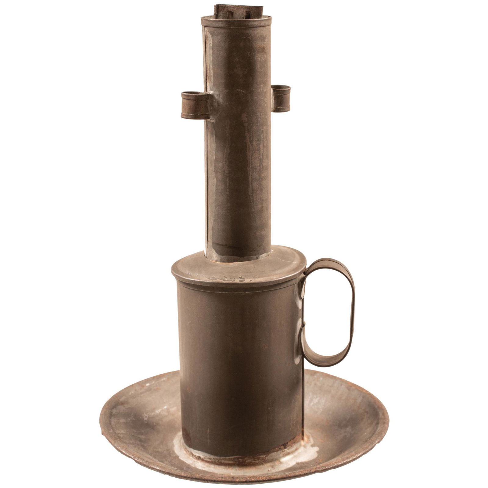 C. 1840 UNUSUAL HEAVY TIN METAL