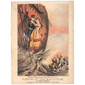 C 1860 NAUTICAL COLOR PRINT FR