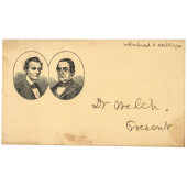 C. 1860 PRINTED, BEARDLESS ABR