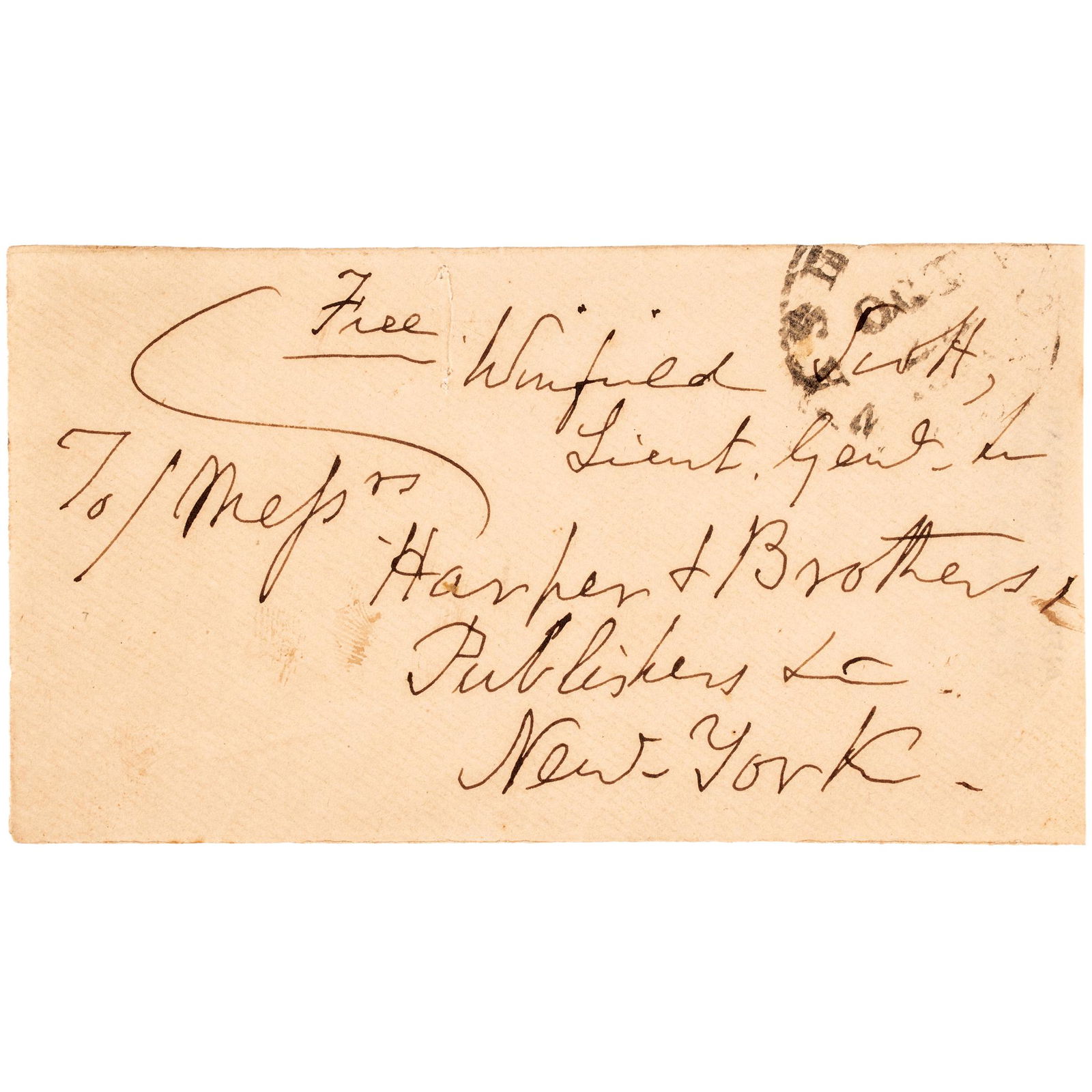 C 1861, FREE - WINFIELD SCOTT -