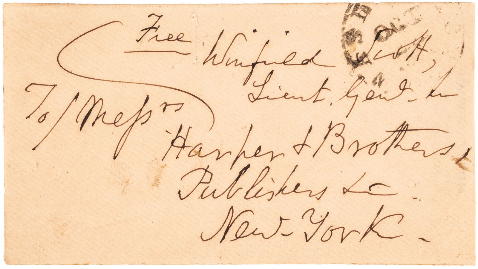 C 1861, FREE - WINFIELD SCOTT -