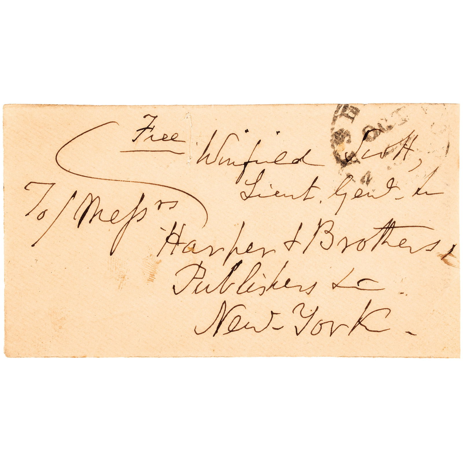C 1861, FREE - WINFIELD SCOTT -