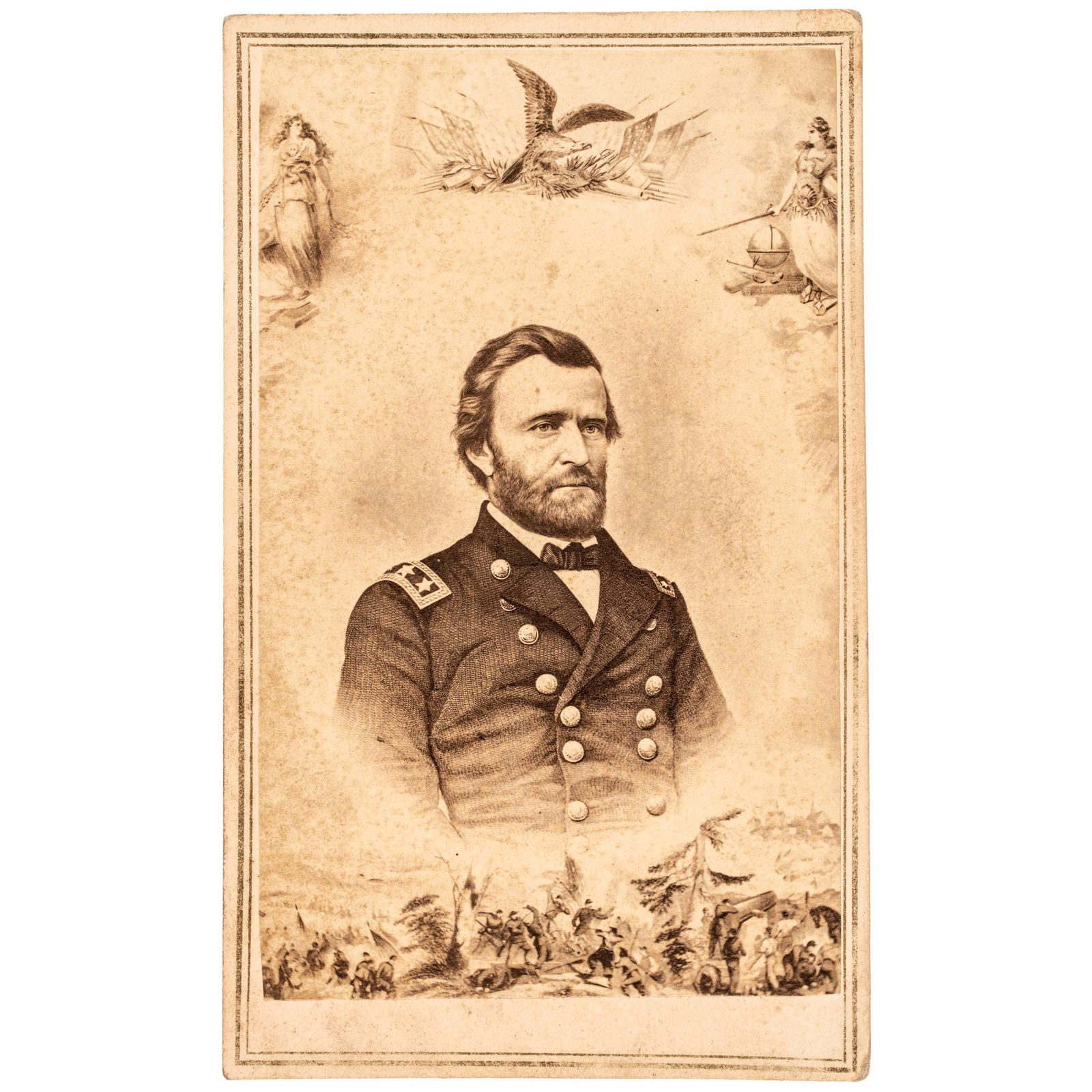 C. 1863 PATRIOTIC CIVIL WAR CARTE