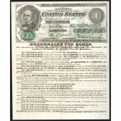 C 1865 GREENBACKS FOR BONDS -
